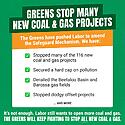 BREAKING: Coal & gas have taken a huge hit!  The @Greens have sec...