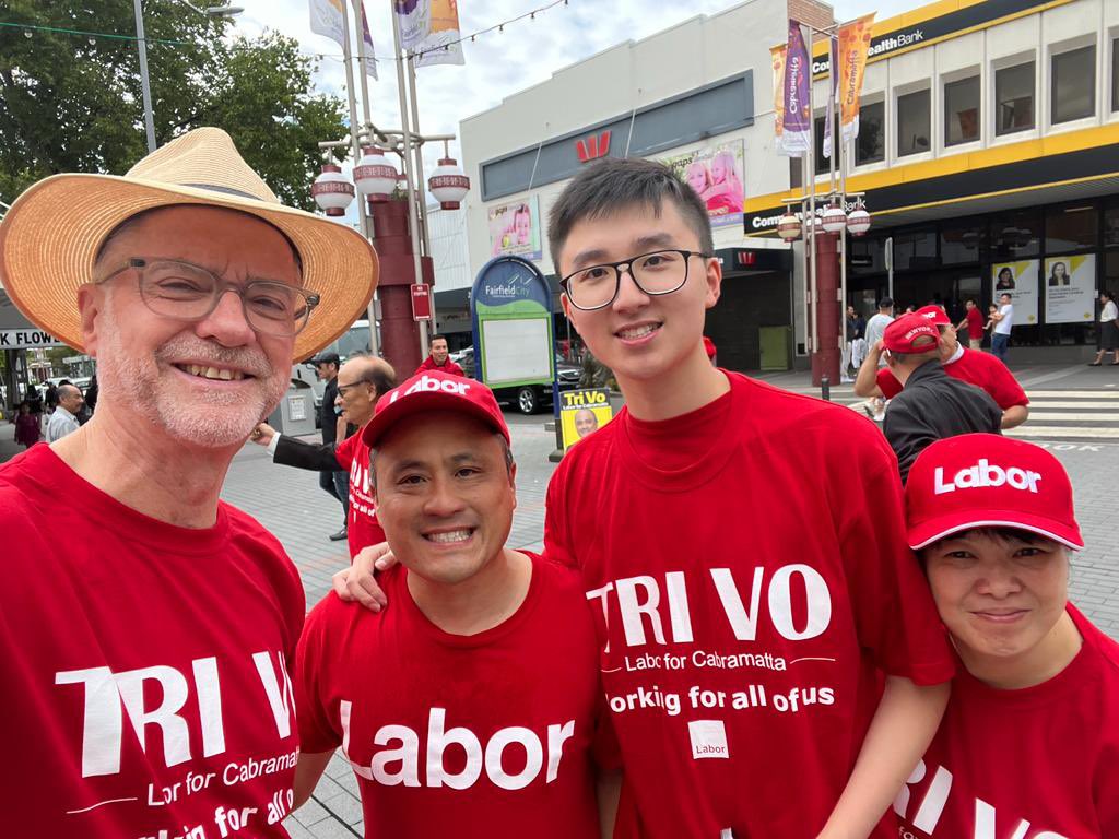 Senator Tony Sheldon: Fabulous to spend some time in Cabramatta with Tri Vo – Labor for…