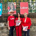 Out with @tanya_plibersek this morning supporting @Skyetito for S...