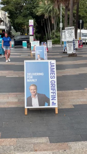 Sue Higginson: Prepoll in Manly with (former) Minister for the Environment James…