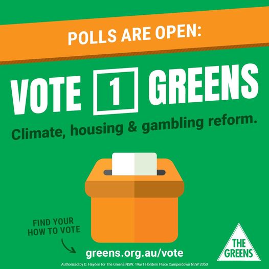 POLLS ARE OPEN IN NSW  Today, people in NSW have the chance to v...