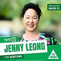 Jenny Leong is our Greens Member for Newtown!...