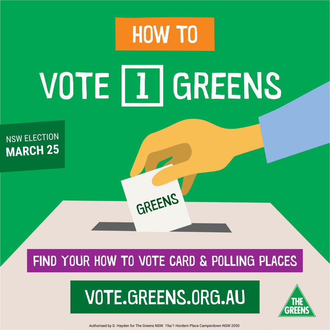 Polls open at 9 am today!  Here’s how to vote Greens   #NSWPol ...