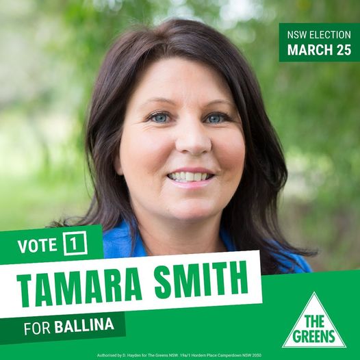 The Greens NSW: Tamara Smith, MP is our Greens Member for Ballina….