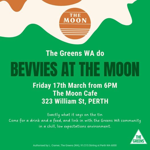 Come for Bevvies at The Moon?...