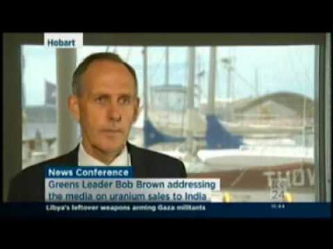 Senator Bob Brown press conference - 15-11-11