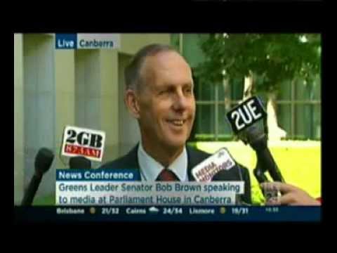 Senator Bob Brown press conference - 6-2-2012