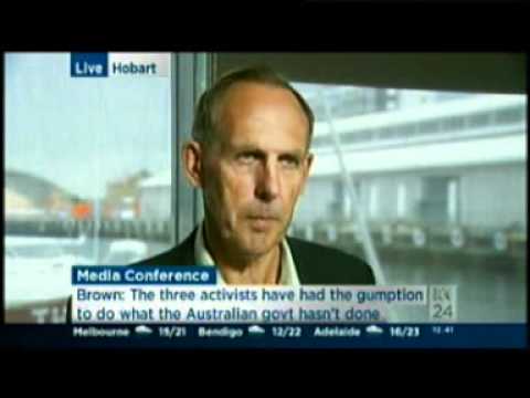 Senator Bob Brown press conference - Tuesday January 10, 2012