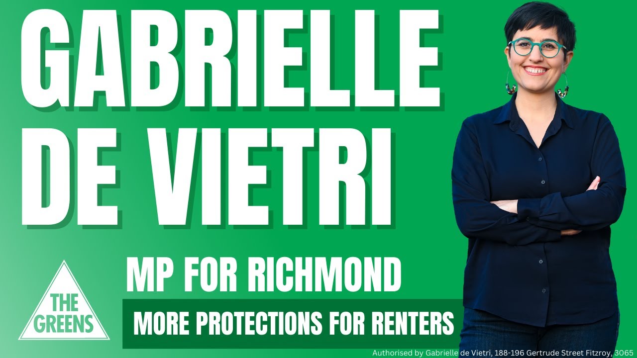 VIDEO: Victorian Greens: Gabrielle de Vietri MP: More protections for renters