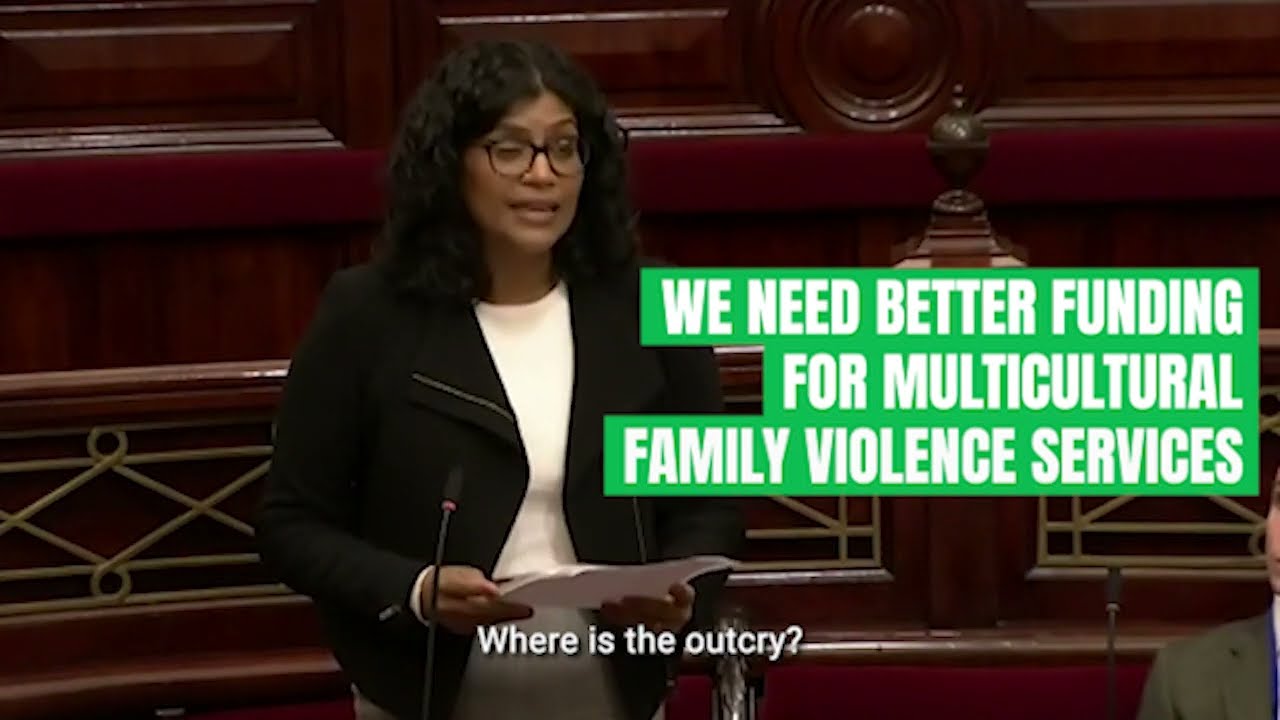 VIDEO: Victorian Greens: Samantha Ratnam’s Member Statement on IWD23: We need better funding for family violence services