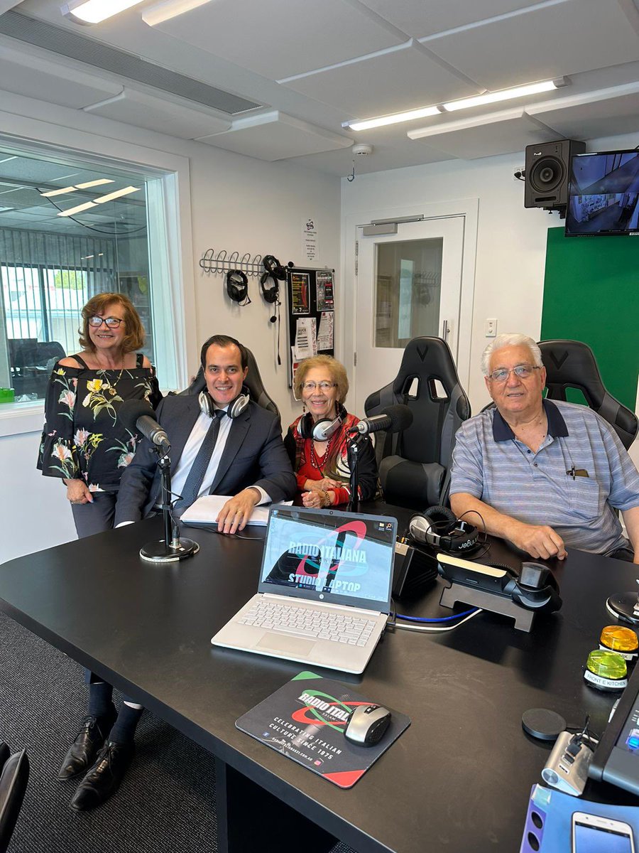 Vincent Tarzia, MP: Thanks for having me on your show Radio Italiana 531! Talking abo…