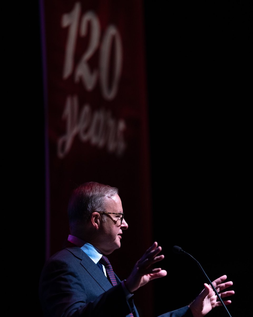 Anthony Albanese: An honour to celebrate 120 years of @TasmanianLabor tonight in Ho…