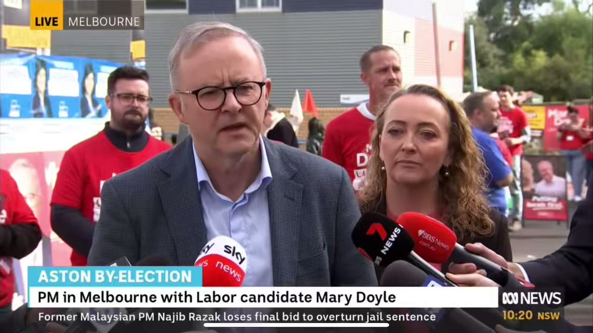 Anthony Albanese: Mary Doyle will be a champion for the people of Aston. …