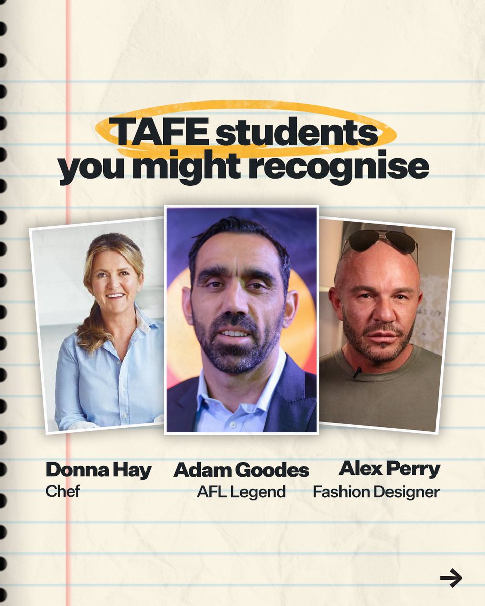 Some of our best and brightest Australians chose TAFE.  With 180,...