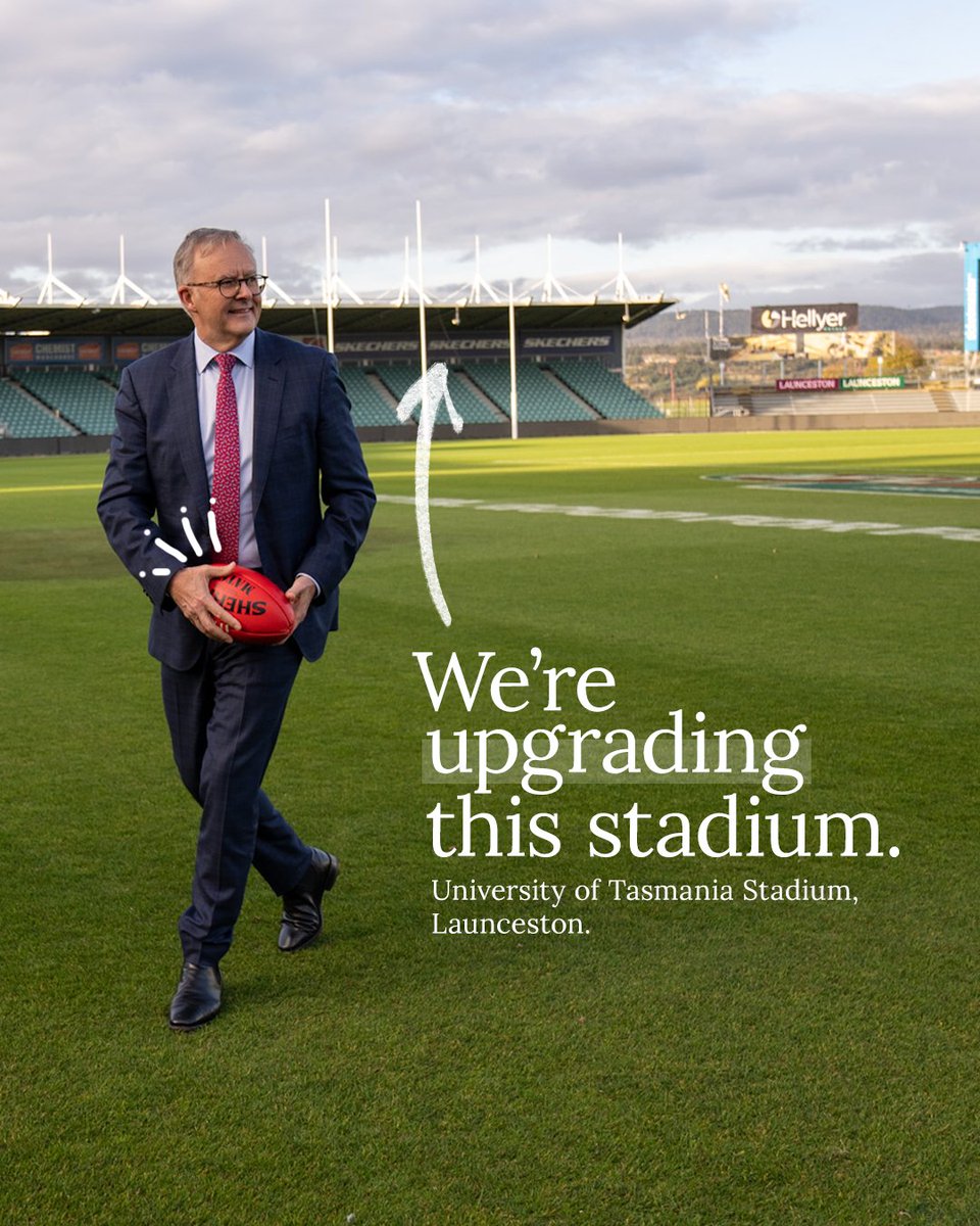 Anthony Albanese: We’re helping upgrade this stadium.  It’ll be a place people acro…