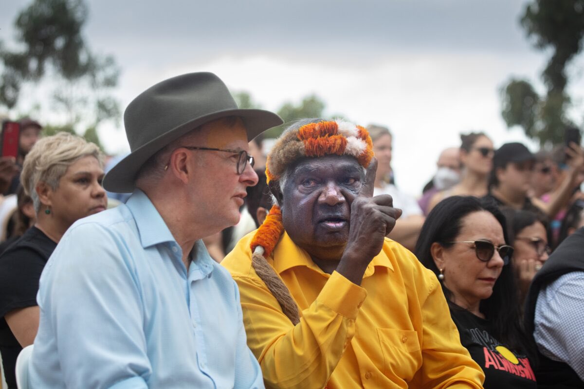 Yunupingu walked in two worlds with authority, power and grace, a...