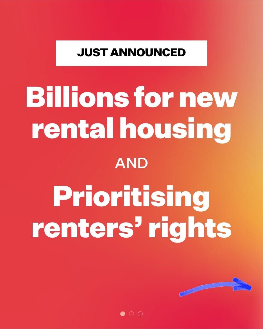 Today, we've taken a big step forward to help Australia’s renters...