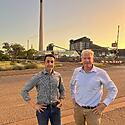 Sunset in Mount Isa with @JimMcDonaldMP.  An economic engine roo...