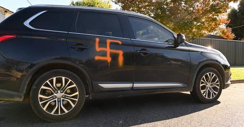 Multiple Nazi swastikas sprayed on cars and properties in Wangaratta