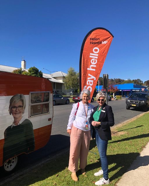 What a day in Corryong!  My mobile office session has kicked off...