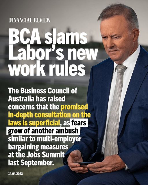 Once again, Labor wants to pay back their union masters at the ex...