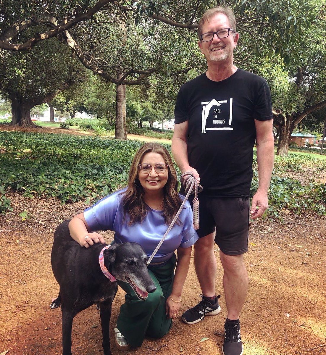 Such a delight to meet Bonnie in Perth’s Hyde Park. Thank you to ...