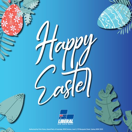 NSW Liberal Party: May the joy of Easter fill your heart and home with happiness and…