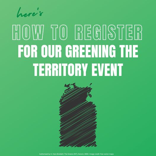 NT Greens: Haven’t registered for our first big Darwin event for 2023? We’re…