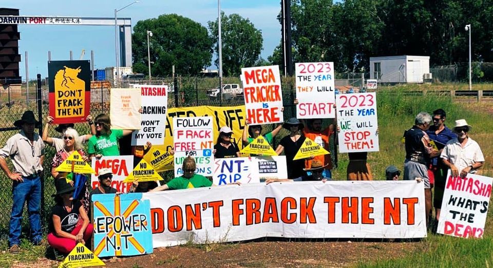 NT Greens: The “mega-fracker” drill rig has arrived in Darwin. Concerned Ter…