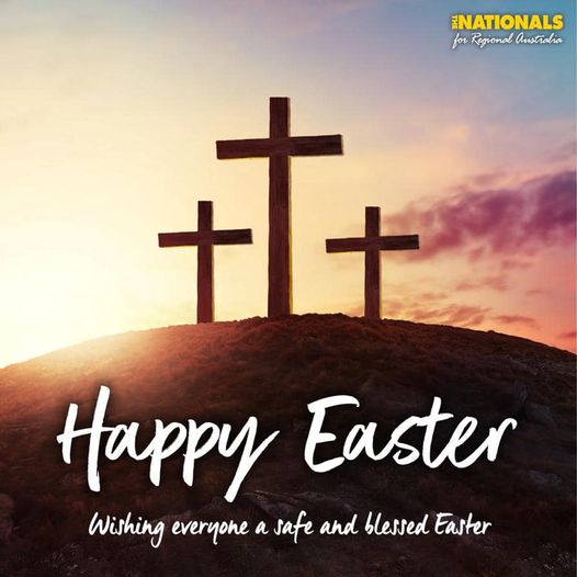 National Party of Australia: He is risen. Wishing everyone a safe and happy Easter as we celeb…