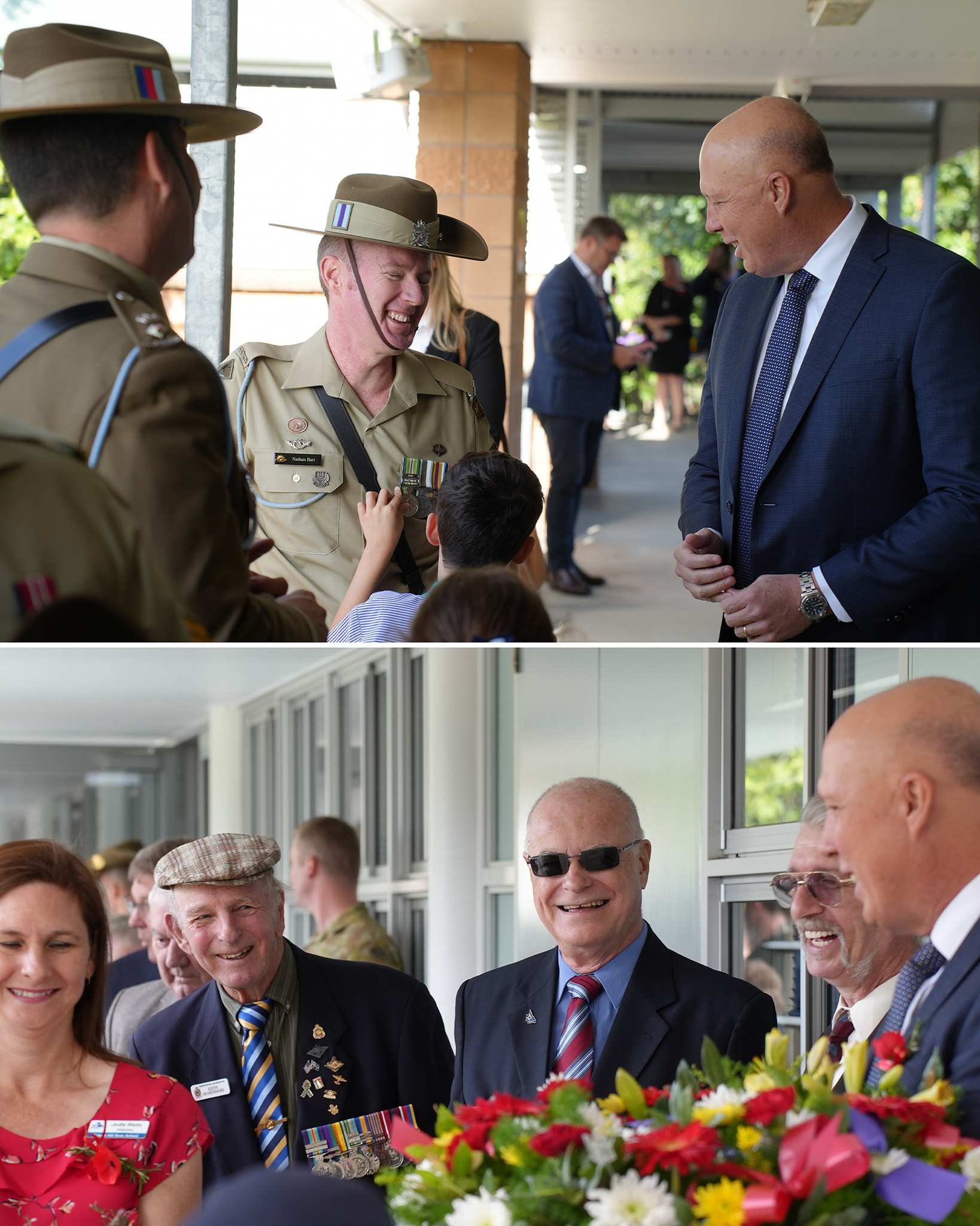 Peter Dutton: A beautiful and poignant Anzac Day commemorative service along wi…
