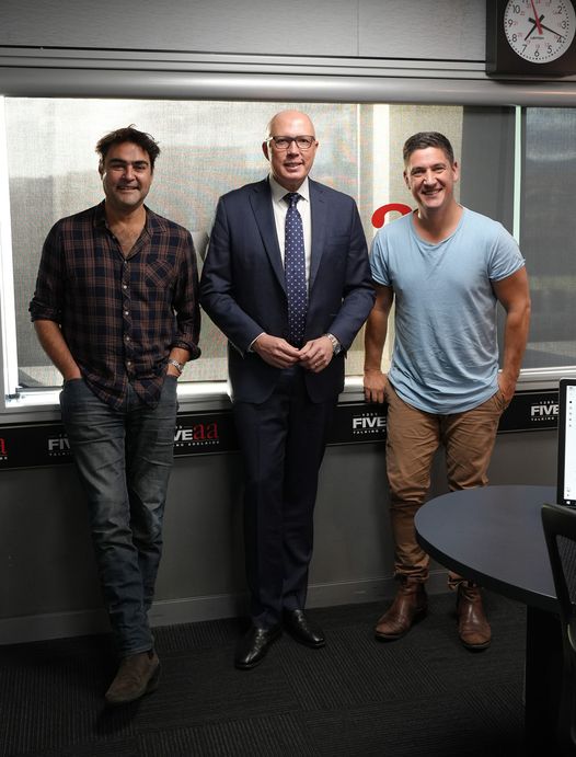 Great to catch up with David and Will at FIVEaa this morning....