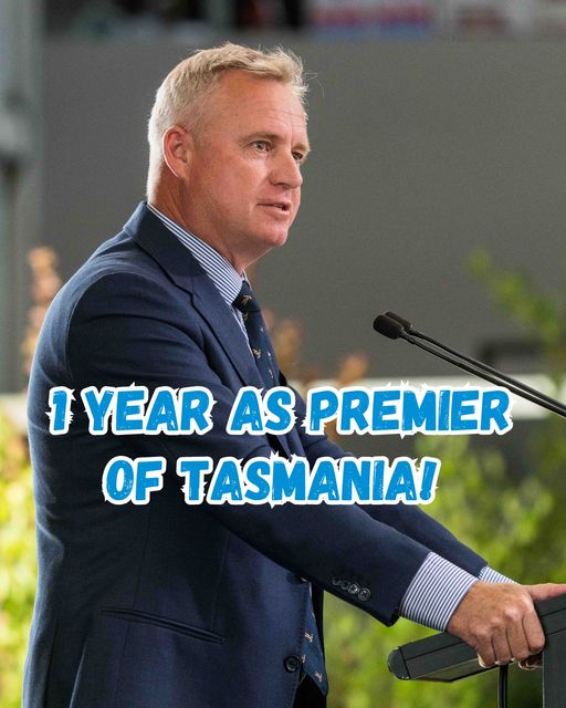 It’s been a year since Jeremy Rockliff became Premier of Tasmania...