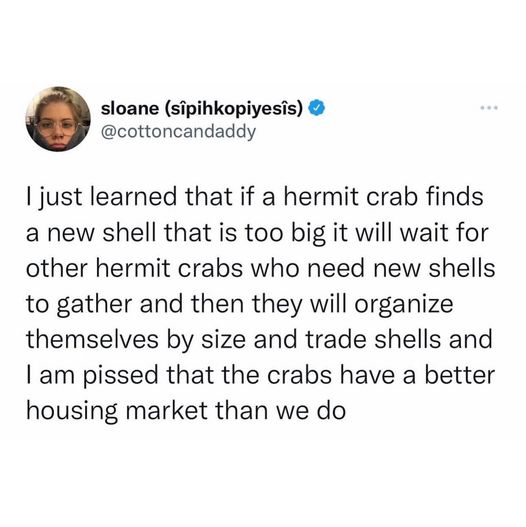 labor need to follow the lead of (checks notes) hermit crabs...