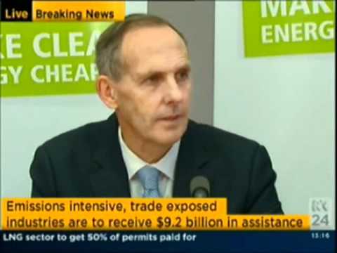 Australian Greens Press Conference Carbon Price
