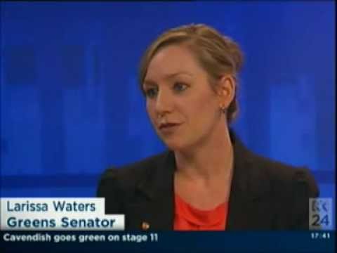 Larissa Waters Capital Hill ABC TV