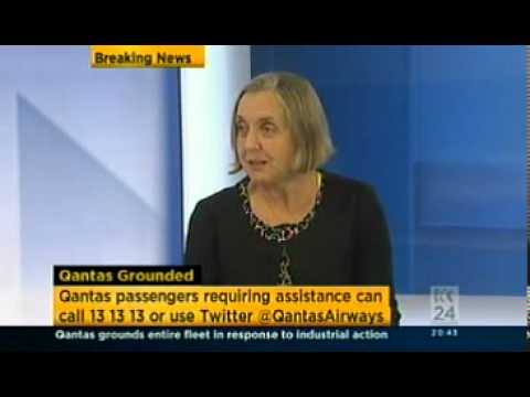 VIDEO: Australian Greens: Lee Rhiannon discussing Qantas on ABC24