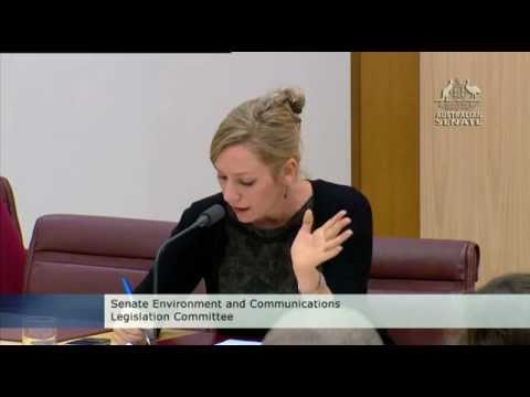 VIDEO: Australian Greens: Senator Larissa Waters – estimates – Gladstone harbour 18 October 2011