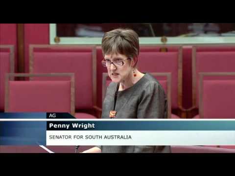 Senator Penny Wright Takes Note of Answer (Re: Sea Lion & Dolphin Deaths)