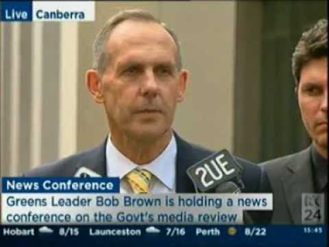 Senators Bob Brown & Scott Ludlam press conference - 14.9.11