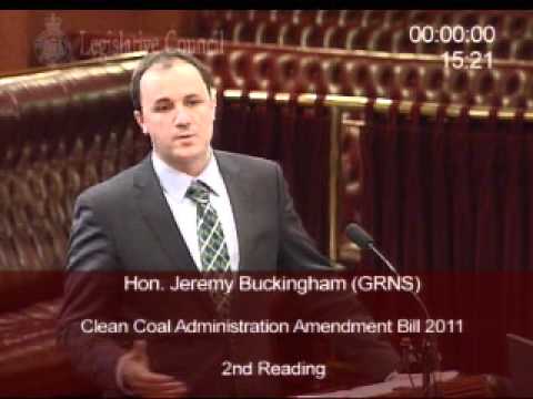 Speech - CLEAN COAL ADMINISTRATION AMENDMENT BILL 2011 - Jeremy Buckingham MLC 10 - 8 - 2011