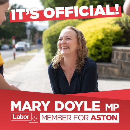 Victorian Labor: With the AEC having just officially declared Mary Doyle as the La…