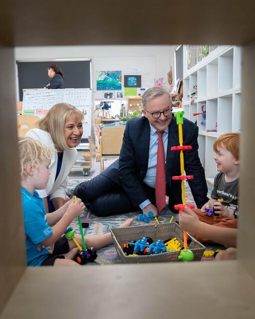 Anthony Albanese: Forty five days until cheaper child care.  Our plan is good for c…