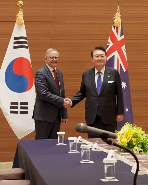 Anthony Albanese: South Korea and Australia are working together to maintain an ope…