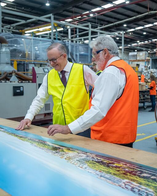 We're backing Australian manufacturing because it creates secure,...
