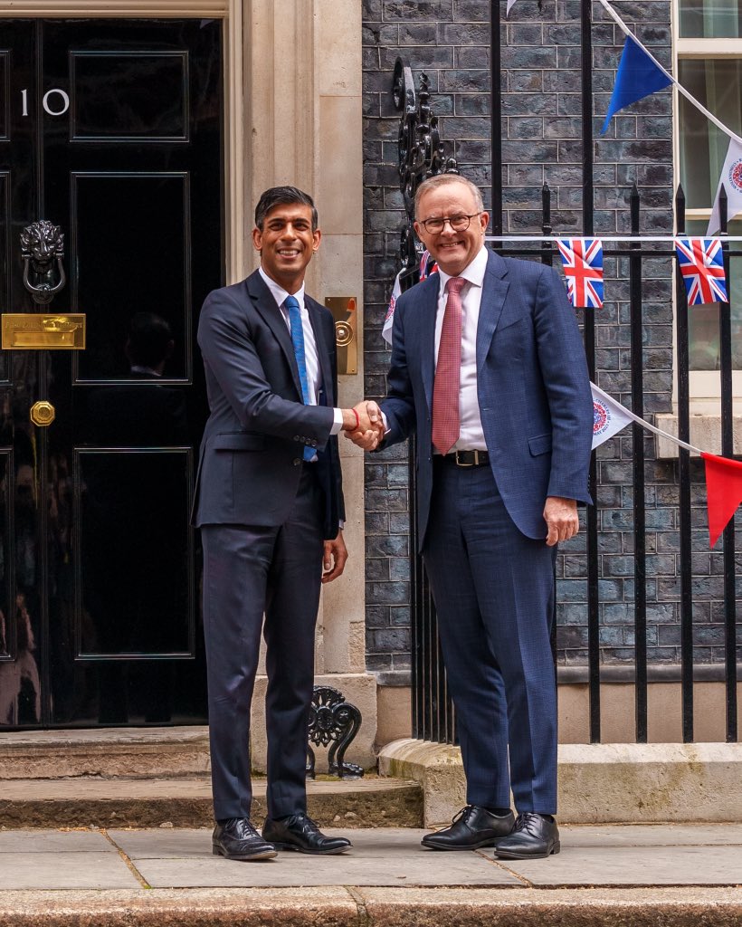 Wonderful to meet with Prime Minister @RishiSunak at Number 10 Do...