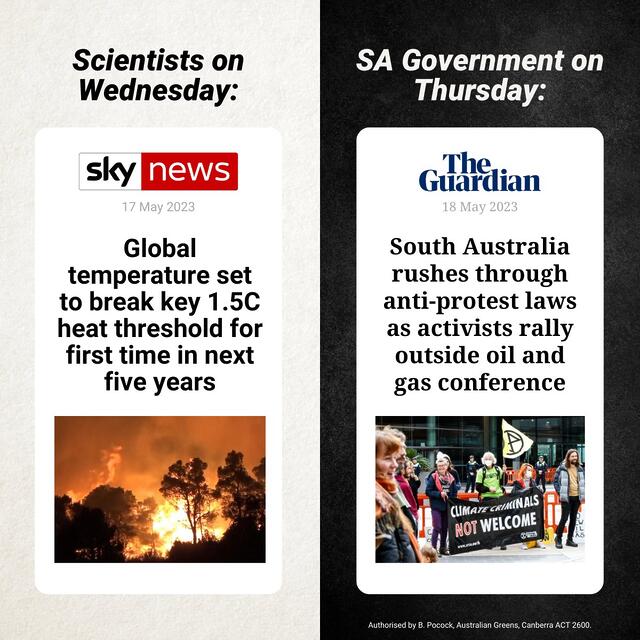 SA's Labor Government responds to news of climate catastrophe by ...