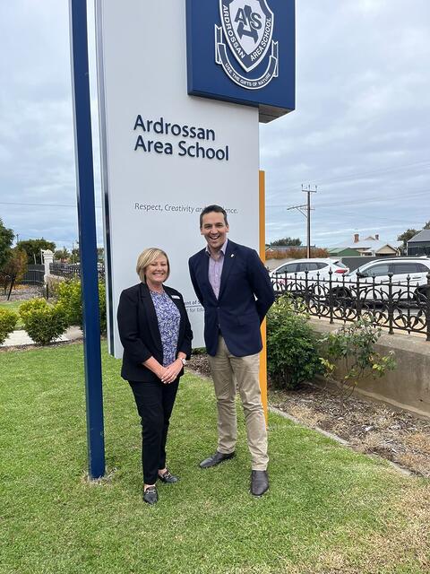 I’m on the Yorke Peninsula today and met with Ardrossan Area Scho...