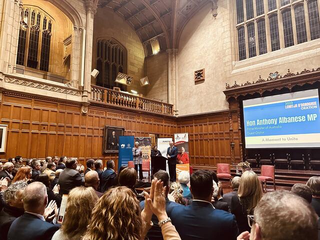 Blair Boyer MP: “In 1967 we were counted.  In 2023 we seek to be heard.”  @AlboMP…