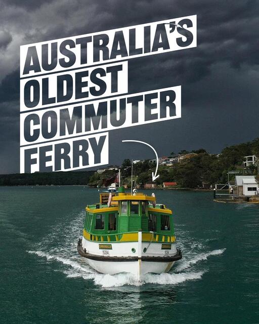 Built right here in Balmain, this incredible ferry just turned 84...